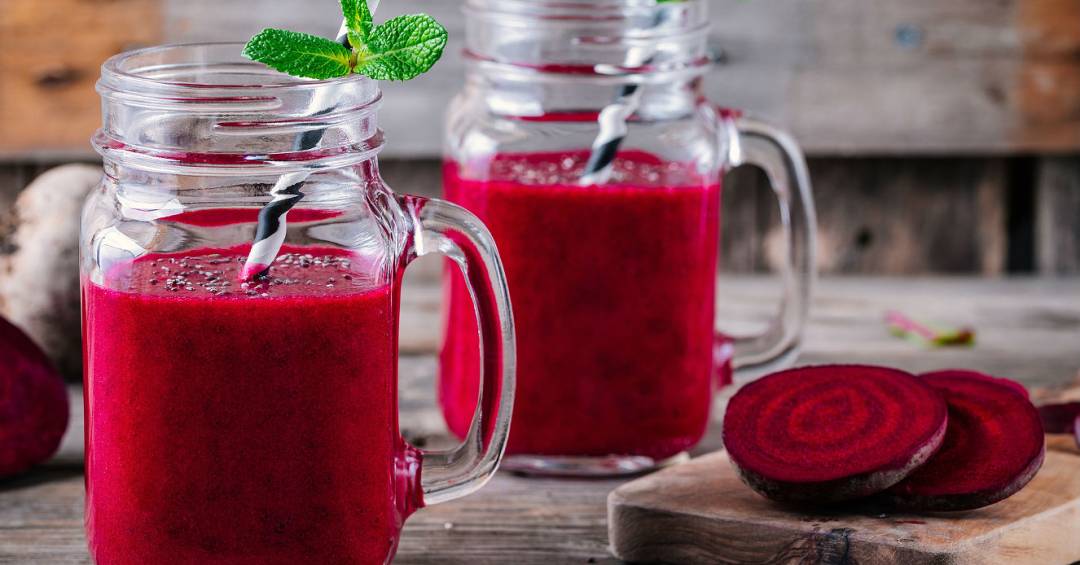 Watermelon, beetroot and ginger juice is a good choice…