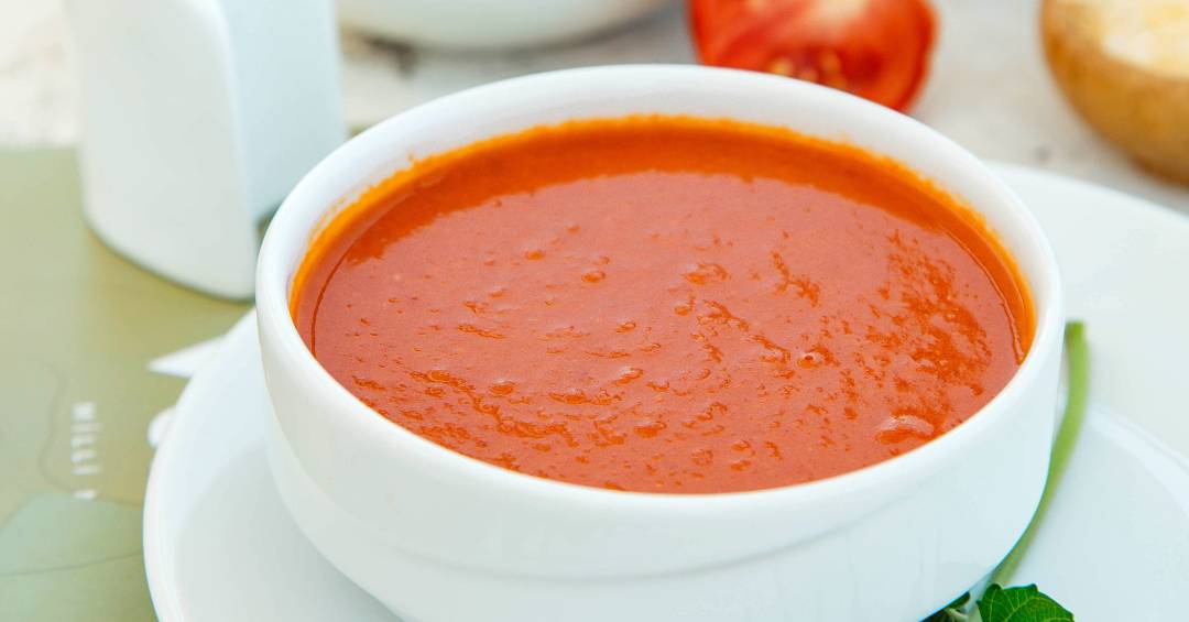 Recipe for cold tomato soup with less than 1…